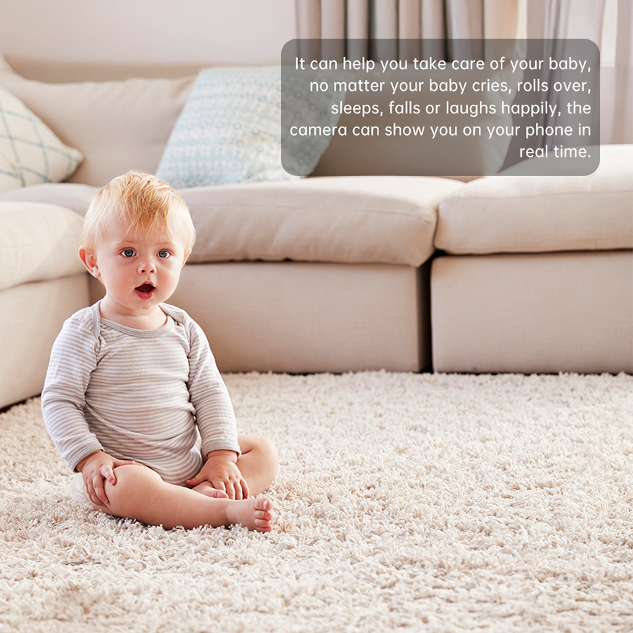 IQVUE AI camera Indoor Pan Tilt Home 5G&2.4Hz Wi-Fi Security Camera