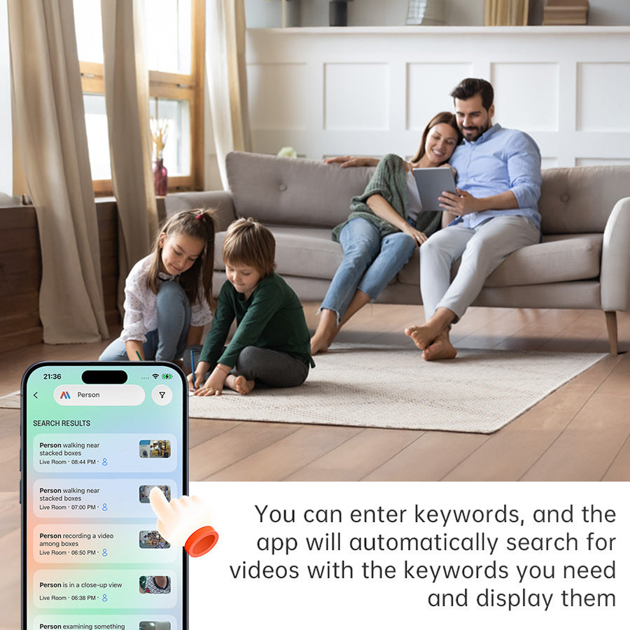 IQVUE AI USB INDOOR Security camera - 2.4GHz WIFI